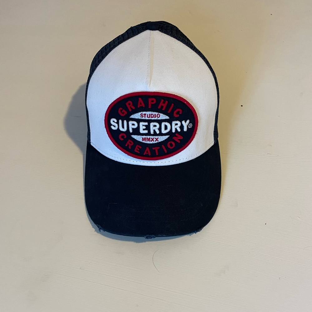 Superdry Dark navy and White Graphic Cap